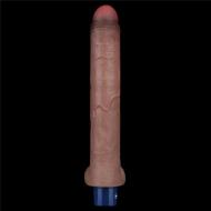 10.5&quot REAL SOFTEE Rechargeable Silicone Vibrating Dildo