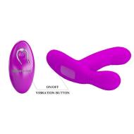 PRETTY LOVE - Geri Purple, 12 vibration functions 3 licking settings Wireless remote control