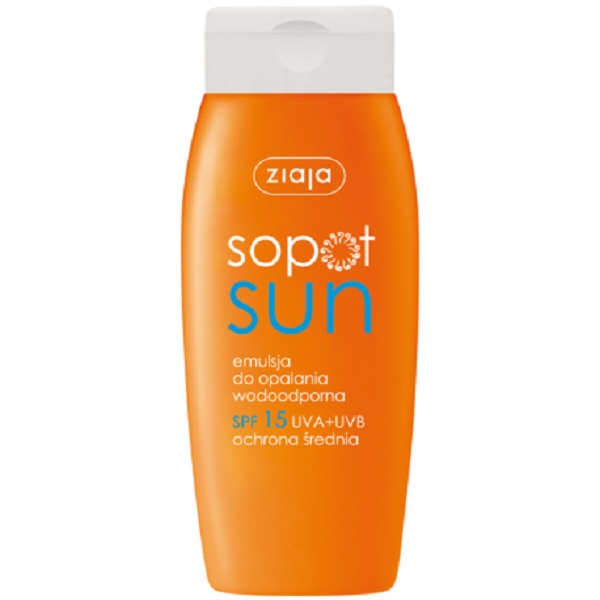 Sopot Sun emulsja do opalania wodoodporna SPF15 150ml