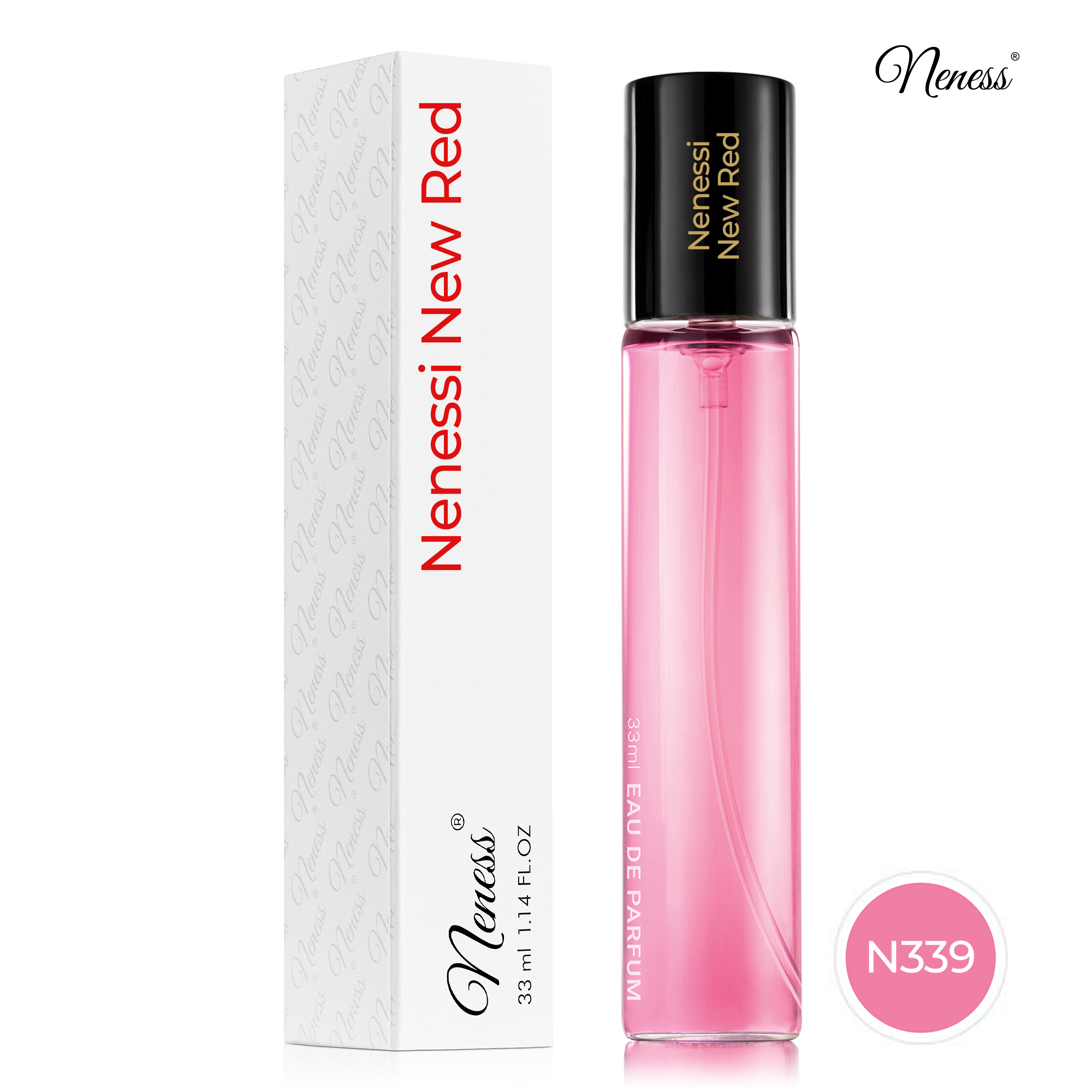 N339. Nenessi New Red - 33 ml - Perfumy damskie