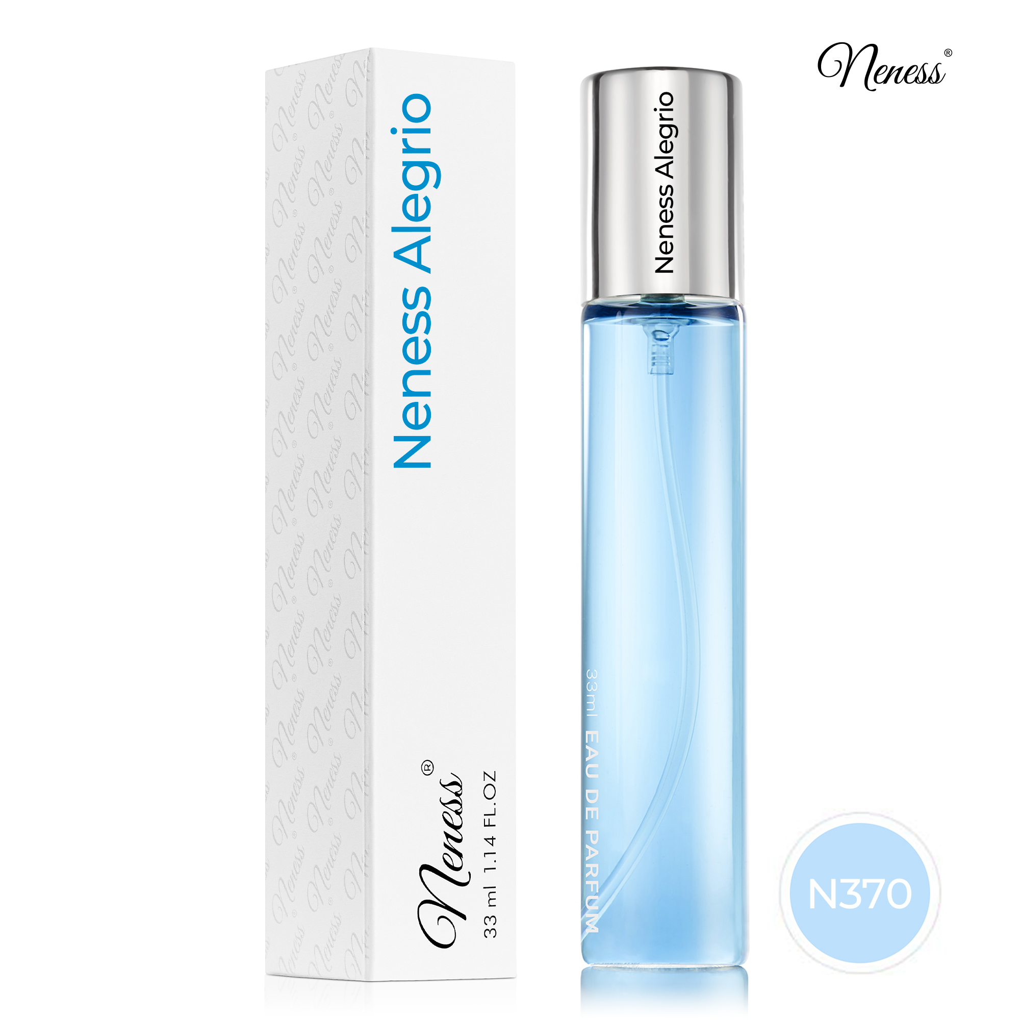 N370. Neness Alegrio - 33 ml - Perfumy męskie