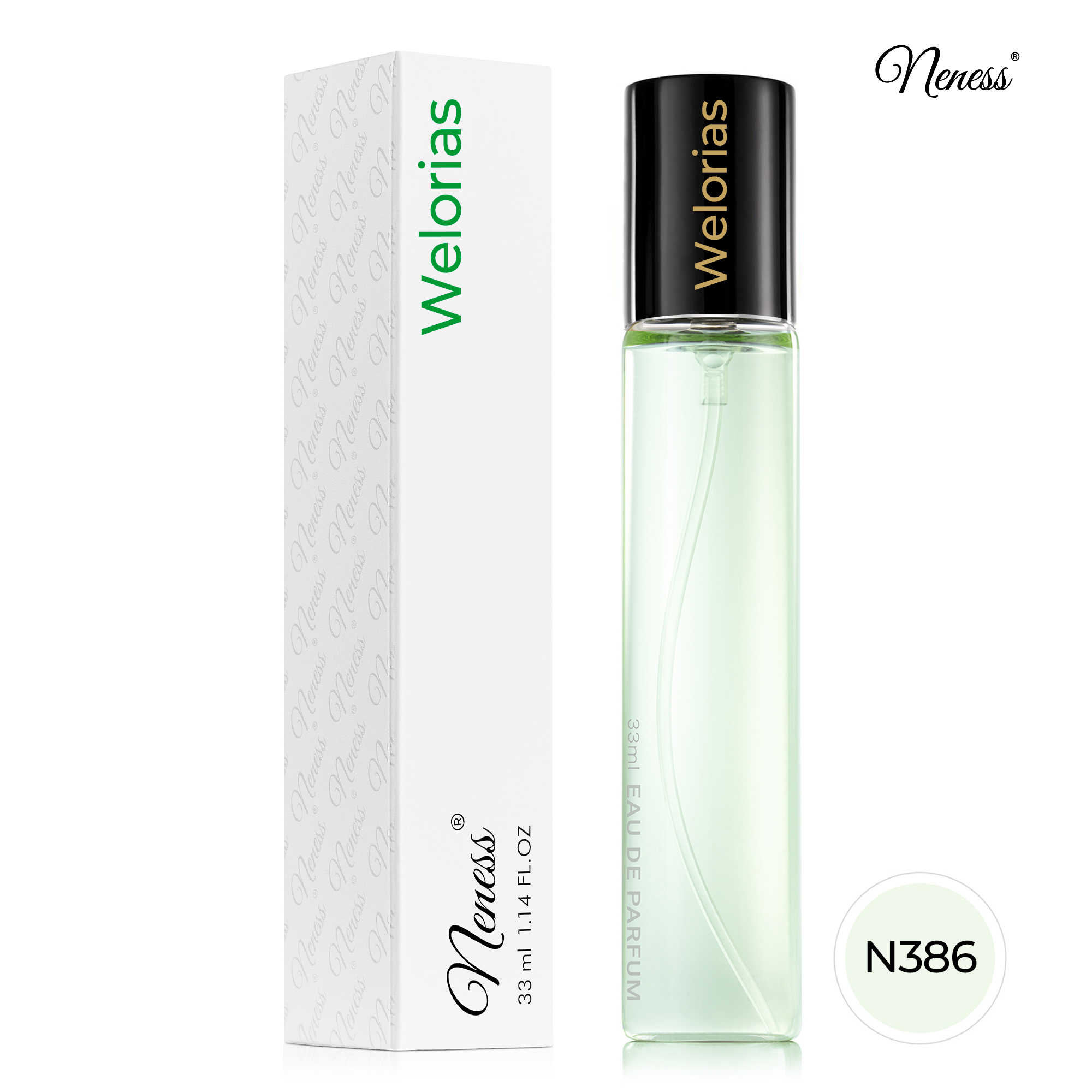 N386. Neness Welorias - 33 ml - Perfumy damskie