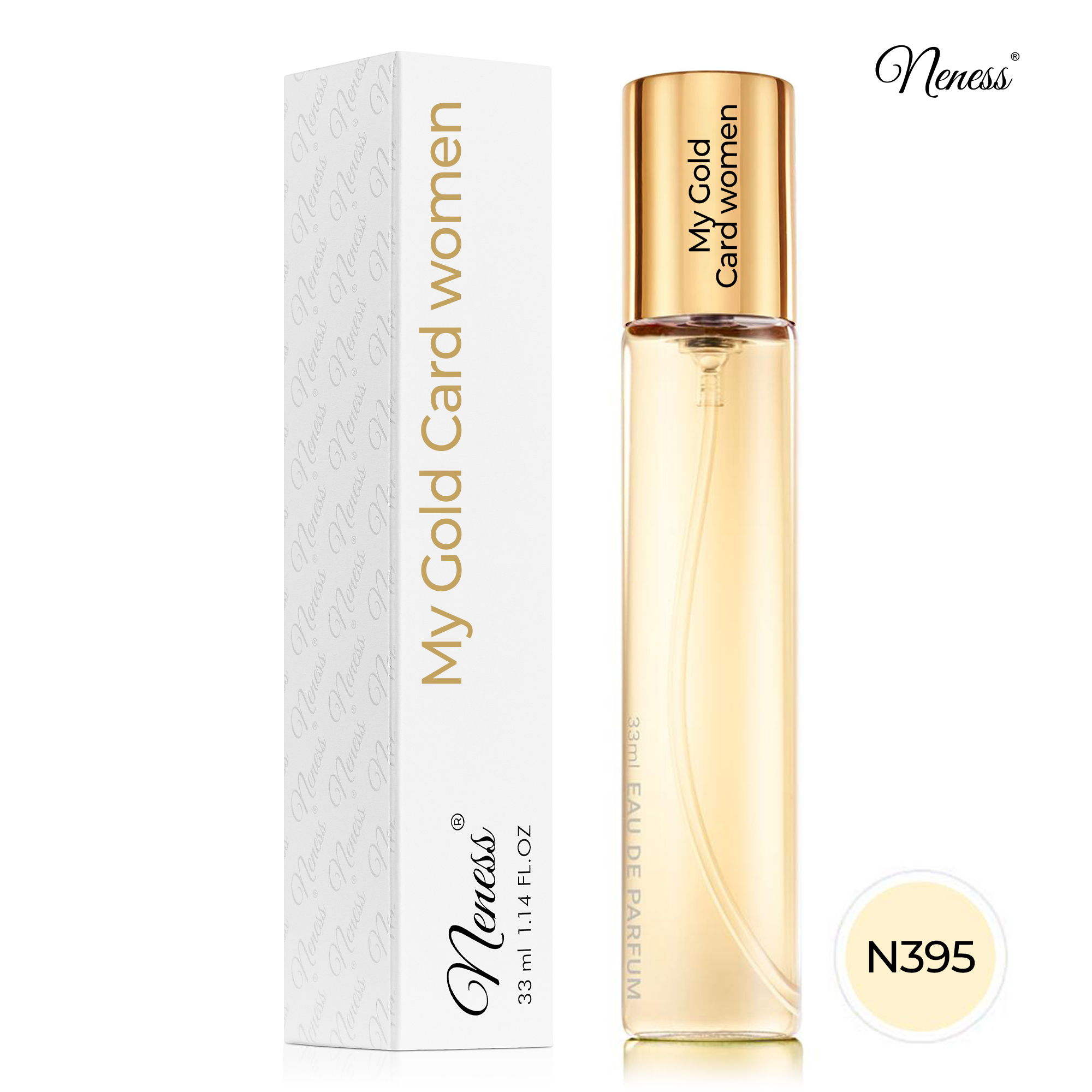 N395. Neness My Gold Card Women - 33 ml - Perfumy damskie