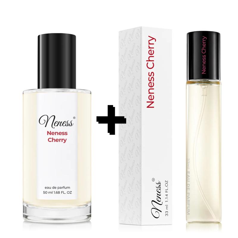 N244. Neness Cherry - Zestaw 1+1: 50 ml + 33 ml - unisex