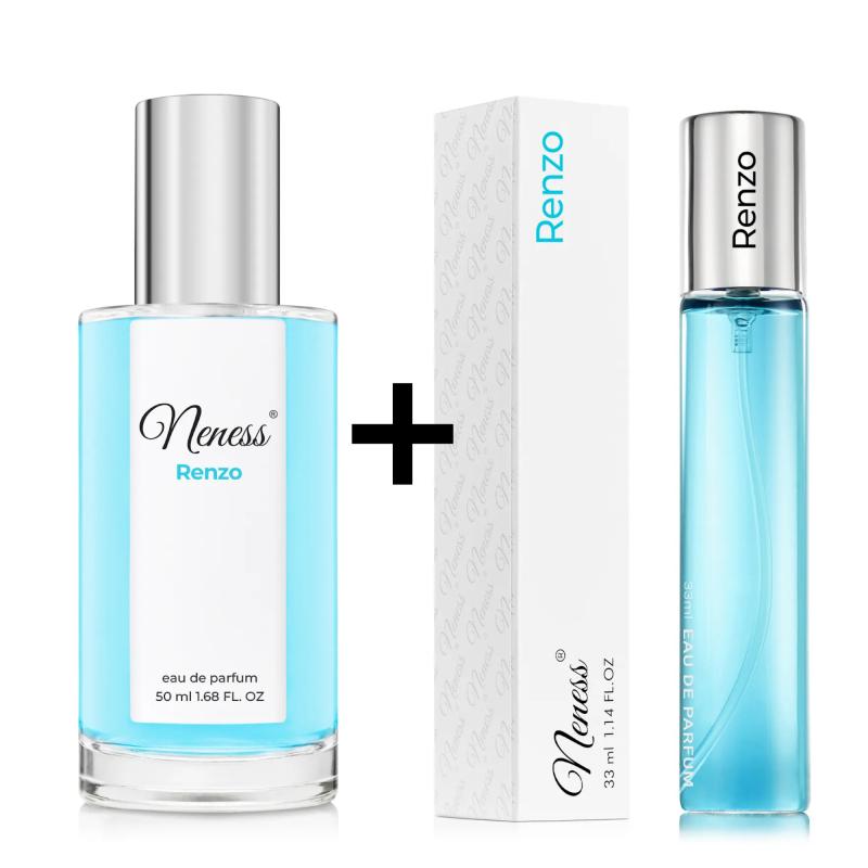 N059. Neness Renzo - Zestaw 1+1: 50 ml + 33 ml - męski