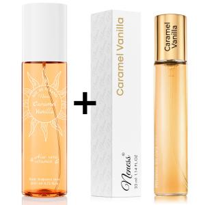 Zestaw 1+1: Caramel Vanilla - mgiełka 200 ml + perfumy 33 ml