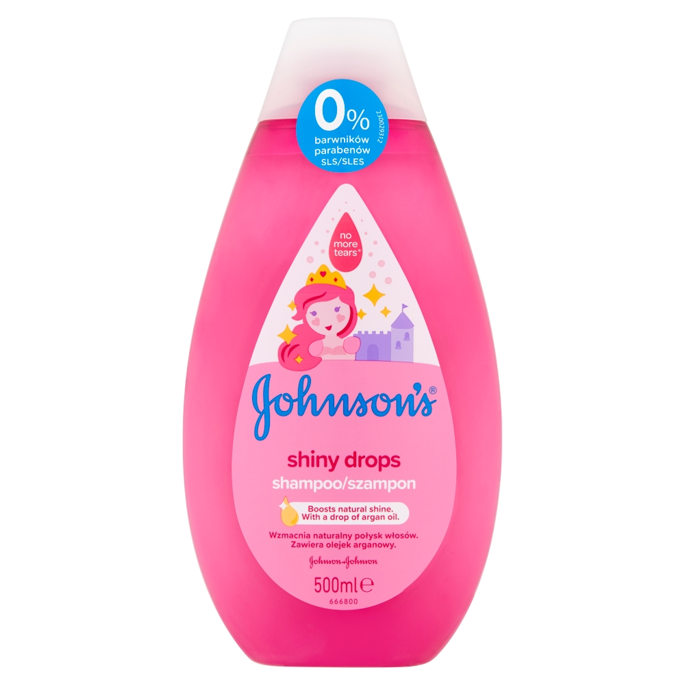 Johnson's Shiny Drop Shampoo szampon dla dzieci z olejkiem arganowym 500ml