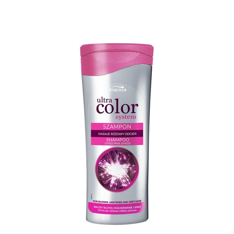 Ultra Color System szampon nadający różowy odcień do włosów blond i rozjaśnianych 200ml Ultra Color System szampon nadający różowy odcień do włosów blond i rozjaśnianych 200ml
