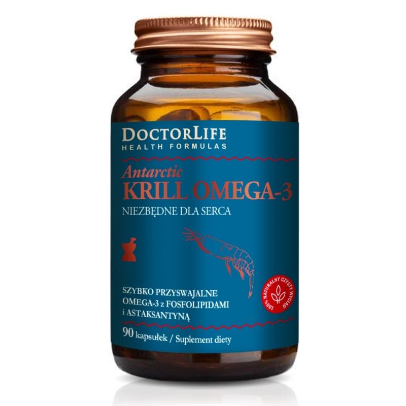 Antarctic Krill Omega-3 szybko przyswajalne omega-3 z fosfolipidami i astaksantyną suplement diety 90 kapsułek Antarctic Krill Omega-3 szybko przyswajalne omega-3 z fosfolipidami i astaksantyną suplement diety 90 kapsułek