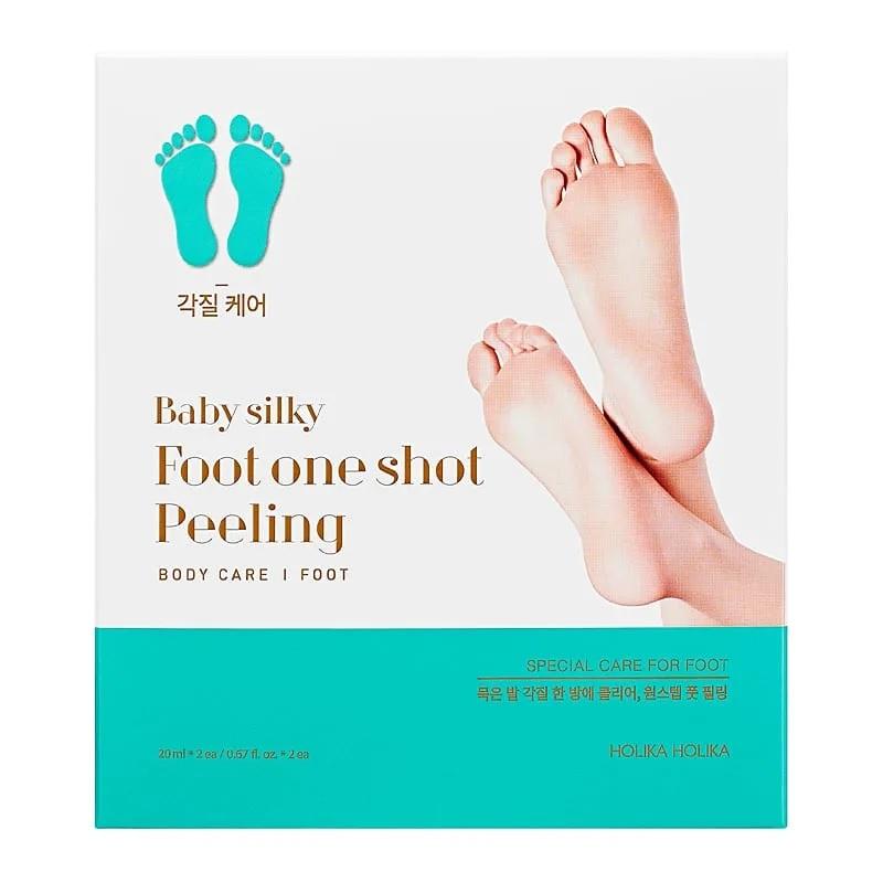 Baby Silky Foot One Shot Peeling złuszczający peeling do stóp w formie skarpet 2x20ml Baby Silky Foot One Shot Peeling złuszczający peeling do stóp w formie skarpet 2x20ml