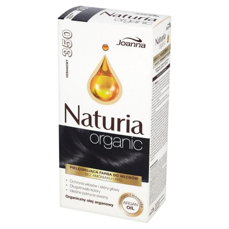 Naturia Organic pielęgnująca farba do włosów bez amoniaku i PPD 350 Hebanowy Naturia Organic pielęgnująca farba do włosów bez amoniaku i PPD 350 Hebanowy