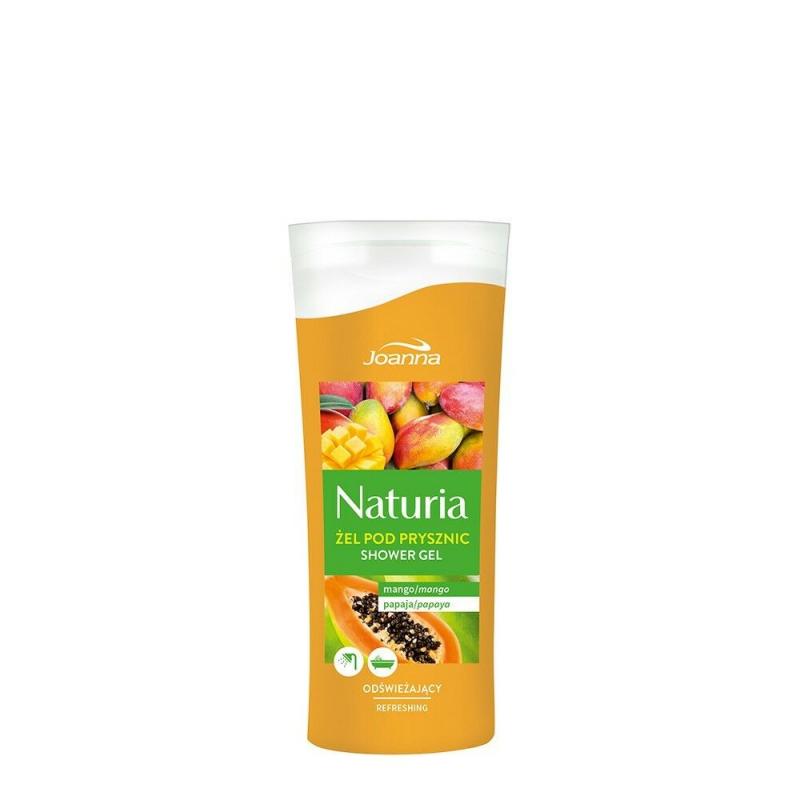 Naturia odświeżający żel pod prysznic Mango i Papaja 100ml Naturia odświeżający żel pod prysznic Mango i Papaja 100ml