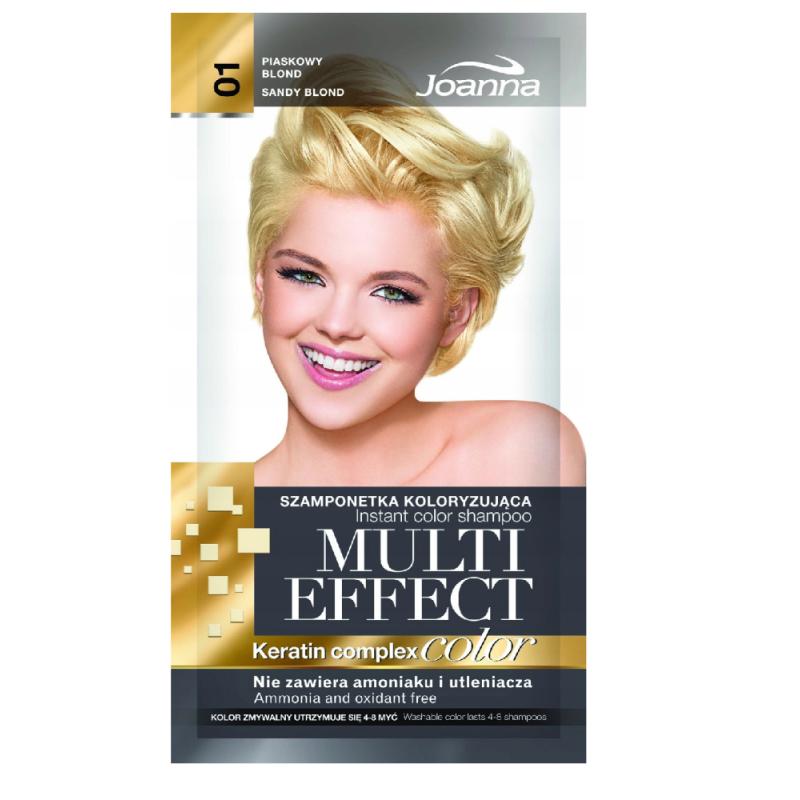 Multi Effect szamponetka koloryzująca 01 Piaskowy Blond 35g Multi Effect szamponetka koloryzująca 01 Piaskowy Blond 35g