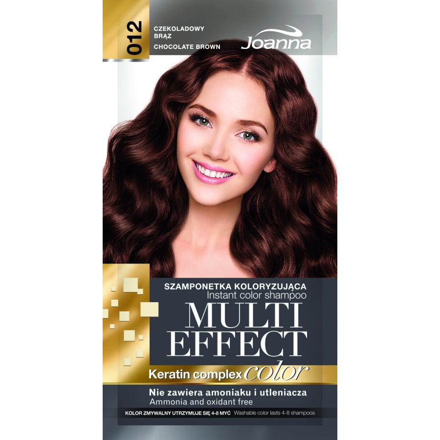 Multi Effect szamponetka koloryzująca 012 Czekoladowy Brąz 35g