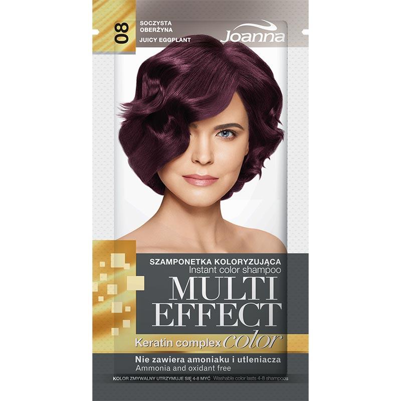Multi Effect szamponetka koloryzująca 08 Soczysta Oberżyna 35g Multi Effect szamponetka koloryzująca 08 Soczysta Oberżyna 35g