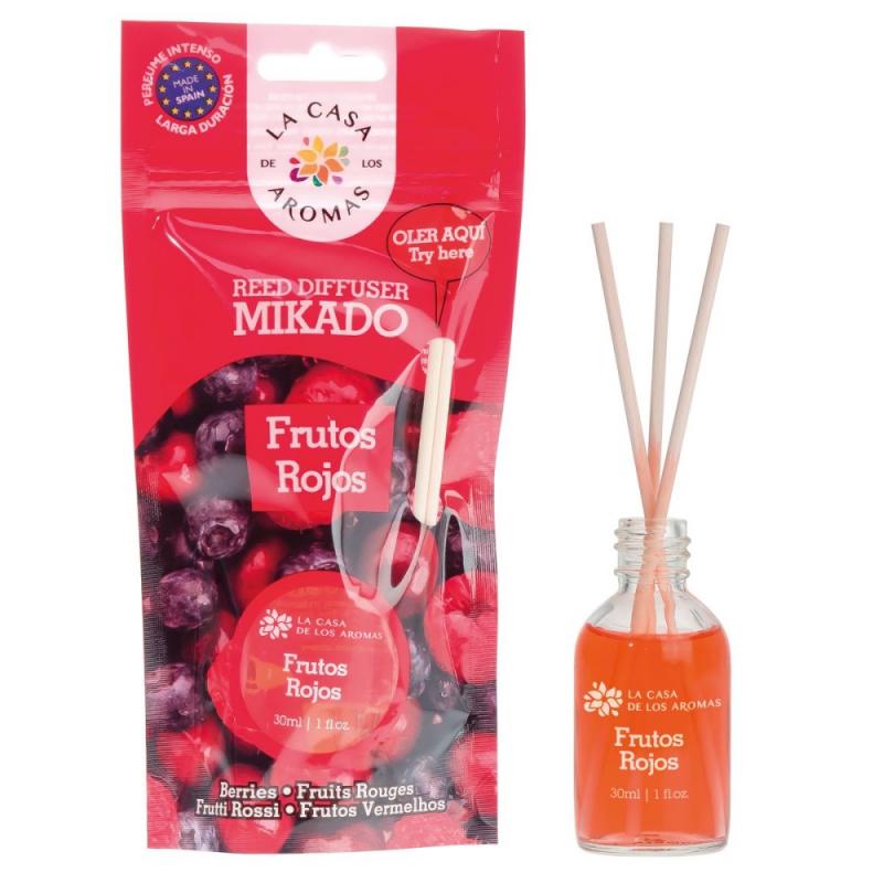 Olejek aromatyczny z patyczkami Czerwone Owoce 30ml Olejek aromatyczny z patyczkami Czerwone Owoce 30ml