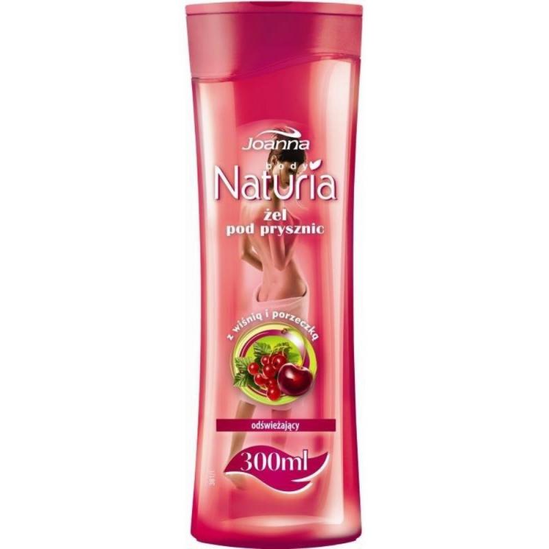 Naturia odświeżający żel pod prysznic Wiśnia i Czerwona Porzeczka 300ml Naturia odświeżający żel pod prysznic Wiśnia i Czerwona Porzeczka 300ml