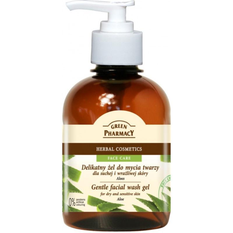 Gentle Facial Wash Gel żel do mycia twarzy dla suchej i wrażliwej skóry Aloes 270ml Gentle Facial Wash Gel żel do mycia twarzy dla suchej i wrażliwej skóry Aloes 270ml