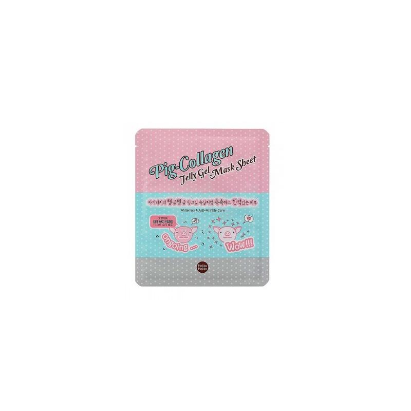 Pig-Collagen Jelly Gel Mask Sheet rozjaśniająca przeciwzmarszczkowa hydrożelowa maseczka do twarzy 25ml Pig-Collagen Jelly Gel Mask Sheet rozjaśniająca przeciwzmarszczkowa hydrożelowa maseczka do twarzy 25ml