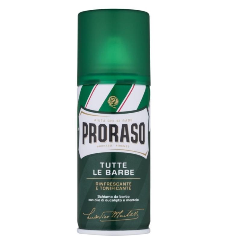 Tutte Le Barbe odświeżająca pianka do golenia dla mężczyzn z aloesem i witaminą E 100ml Tutte Le Barbe odświeżająca pianka do golenia dla mężczyzn z aloesem i witaminą E 100ml