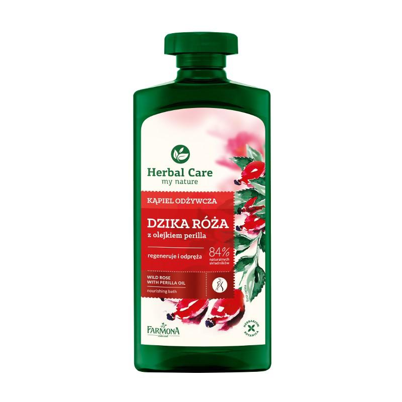 Herbal Care Dzika Róża Nourishing Bath kąpiel odżywcza z olejkiem perilla 500ml Herbal Care Dzika Róża Nourishing Bath kąpiel odżywcza z olejkiem perilla 500ml