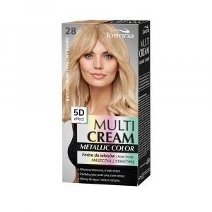 Multi Cream Metallic Color farba do włosów 28 Bardzo Jasny Perłowy Blond
