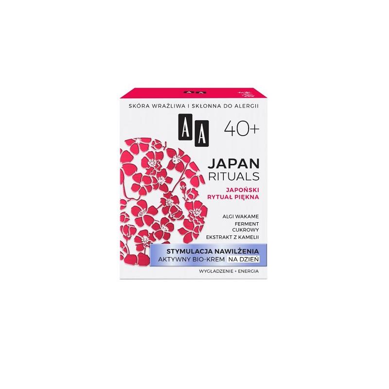 Japan Rituals 40+ stymulacja nawilżenia aktywny bio-krem na dzień 50ml Japan Rituals 40+ stymulacja nawilżenia aktywny bio-krem na dzień 50ml