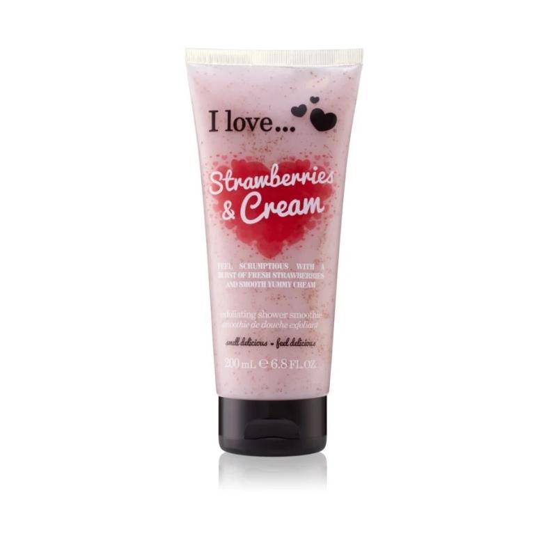 Exfoliating Shower Smoothie peeling do ciała Strawberries & Cream 200ml