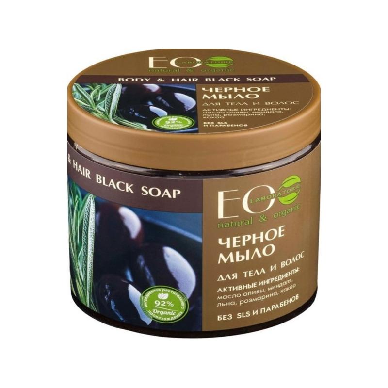 Body & Hair Black Soap czarne mydło do ciała i włosów 450ml Body & Hair Black Soap czarne mydło do ciała i włosów 450ml