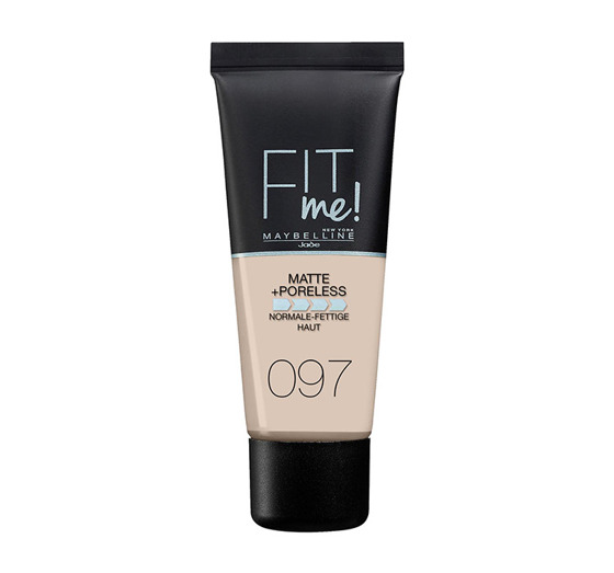Maybelline Fit Me! Foundation Matte + Poreless podkład w płynie z formułą matującą 097 Natural Porcelain 30 ml