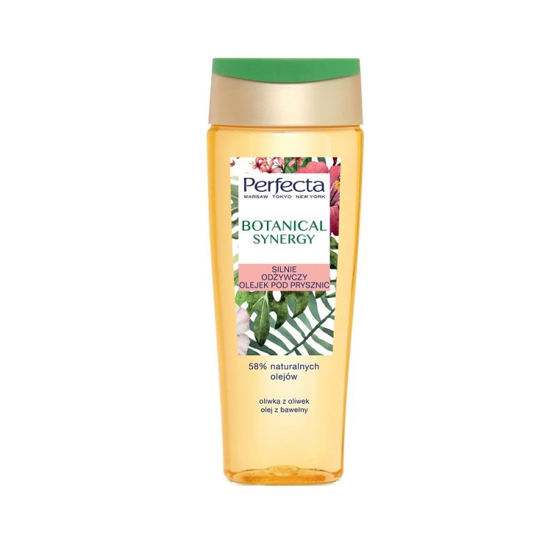 Botanical Synergy silnie odżywczy olejek pod prysznic Oliwka z Oliwek & Olej z Bawełny 200ml Botanical Synergy silnie odżywczy olejek pod prysznic Oliwka z Oliwek & Olej z Bawełny 200ml