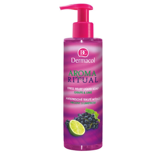 Dermacol Aroma Moment Grape & Lime anty-stres mydło w płynie 250 ml