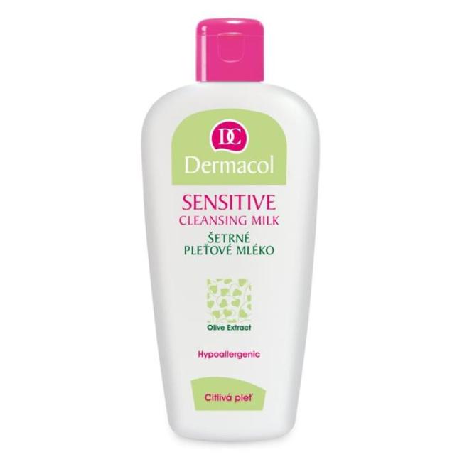 Dermacol Sensitive oczyszczające mleczko do twarzy dla cery wrażliwej 200 ml