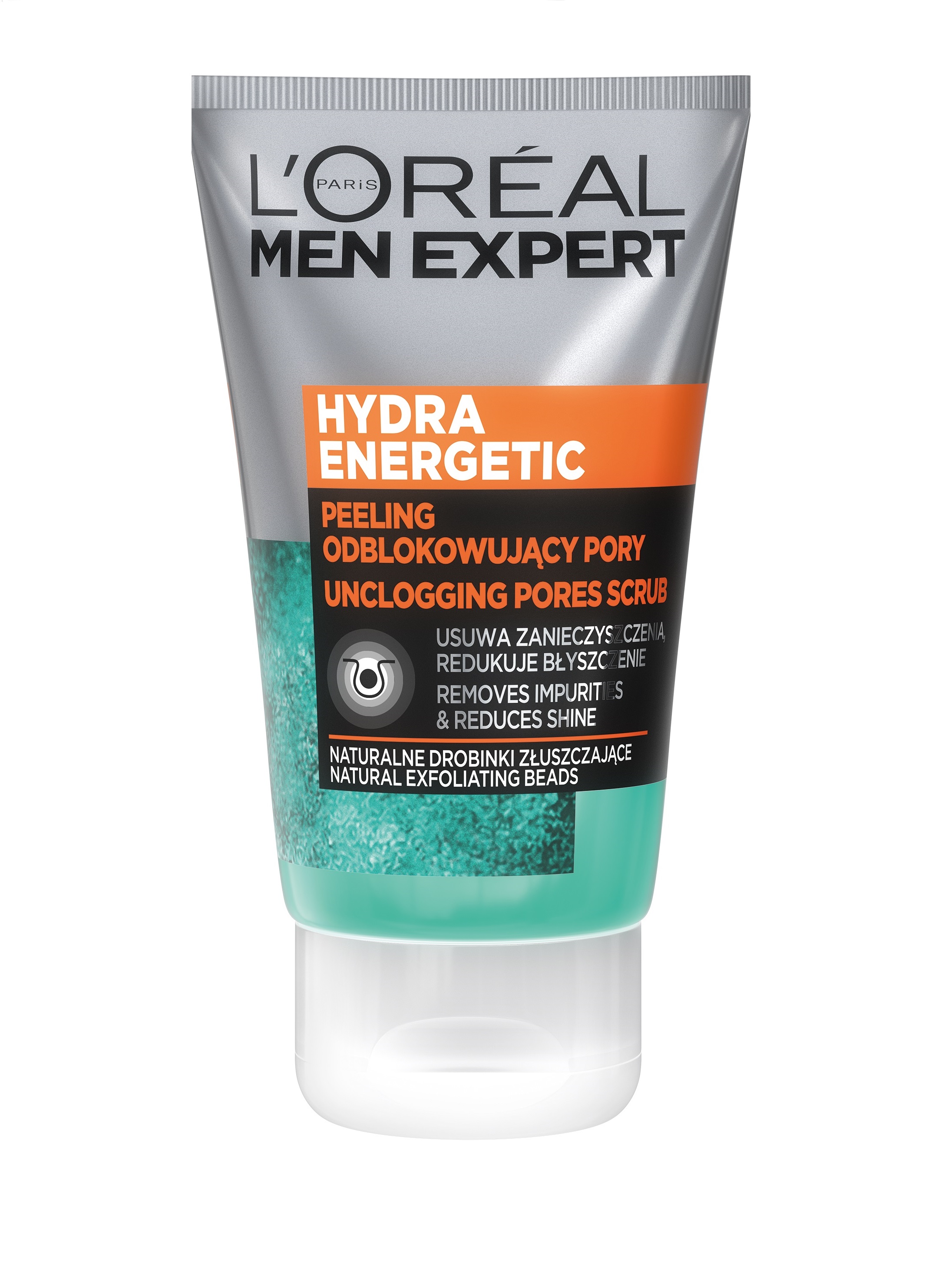 Men Expert Hydra Energetic peeling do twarzy odblokowujący pory 100ml