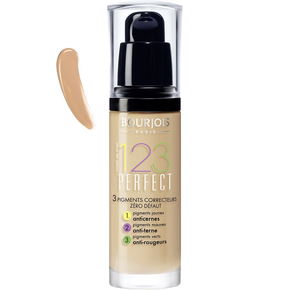 Bourjois 123 Perfect podkład w płynie nadający idealny wygląd odcień 53 Beige Clair SPF 10 30 ml