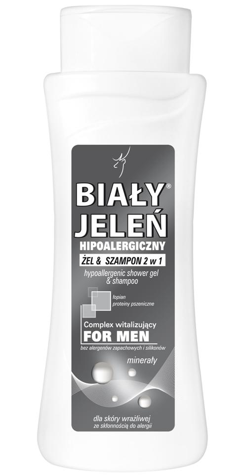 For Men hipoalergiczny żel & szampon 2w1 z minerałami 300ml