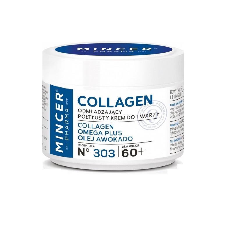Collagen 60+ N°303 odmładzający półtłusty krem do twarzy 50ml
