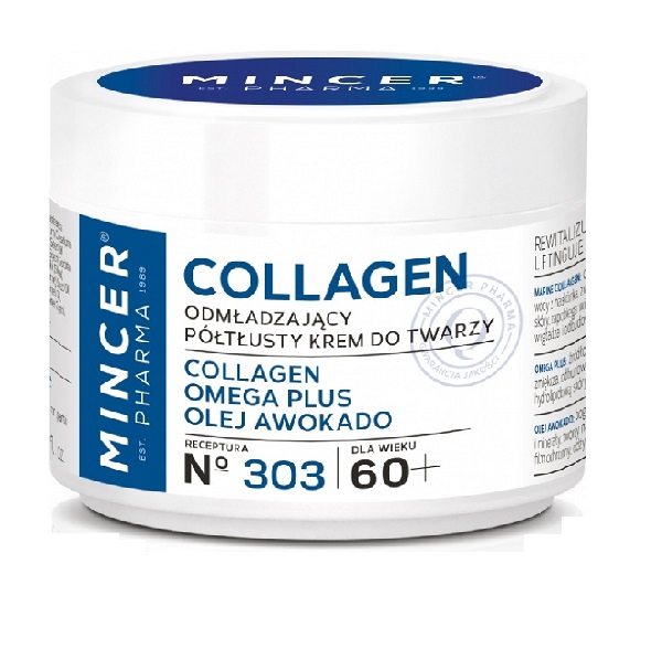 Collagen 60+ N°303 odmładzający półtłusty krem do twarzy 50ml