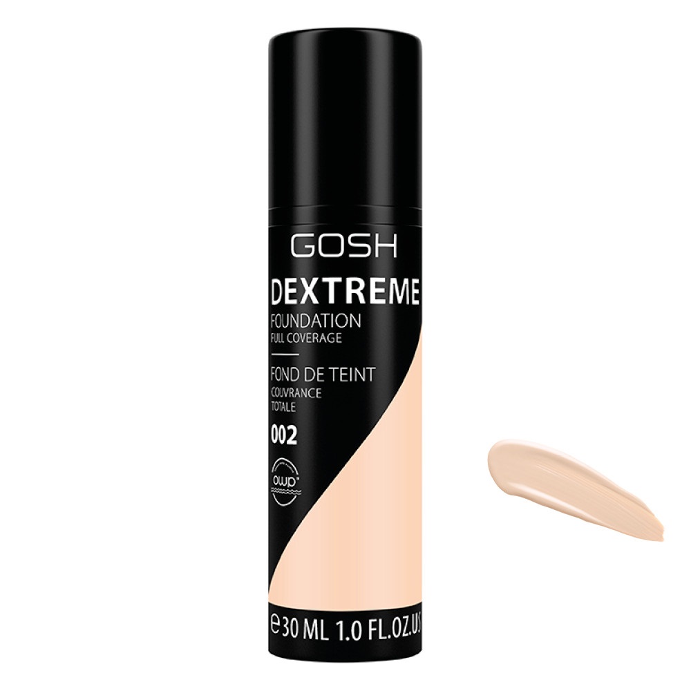 Dextreme Full Coverage Foundation kryjący podkład do twarzy 002 Ivory 30ml