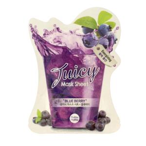 Juicy Mask Sheet Blue Berry dodająca energii maseczka z ekstraktem z borówki