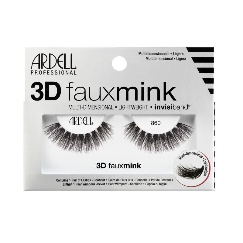 3D Faux Mink para sztucznych rzęs 860 Black