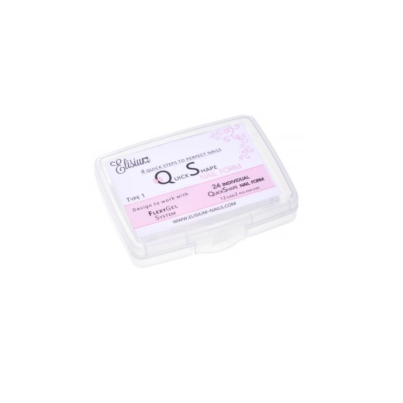 Quick Shape Nail Form Type1 formy do przedłużania paznokci 24 szt Quick Shape Nail Form Type1 formy do przedłużania paznokci 24 szt