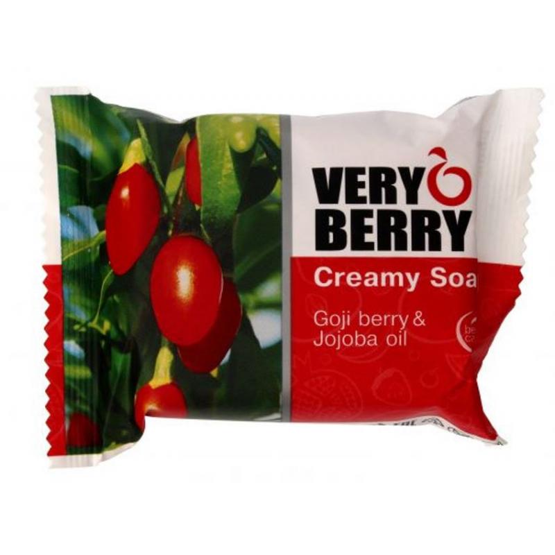 Creamy Soap kremowe mydło w kostce Goji berry & Jojoba Oil 100g Creamy Soap kremowe mydło w kostce Goji berry & Jojoba Oil 100g