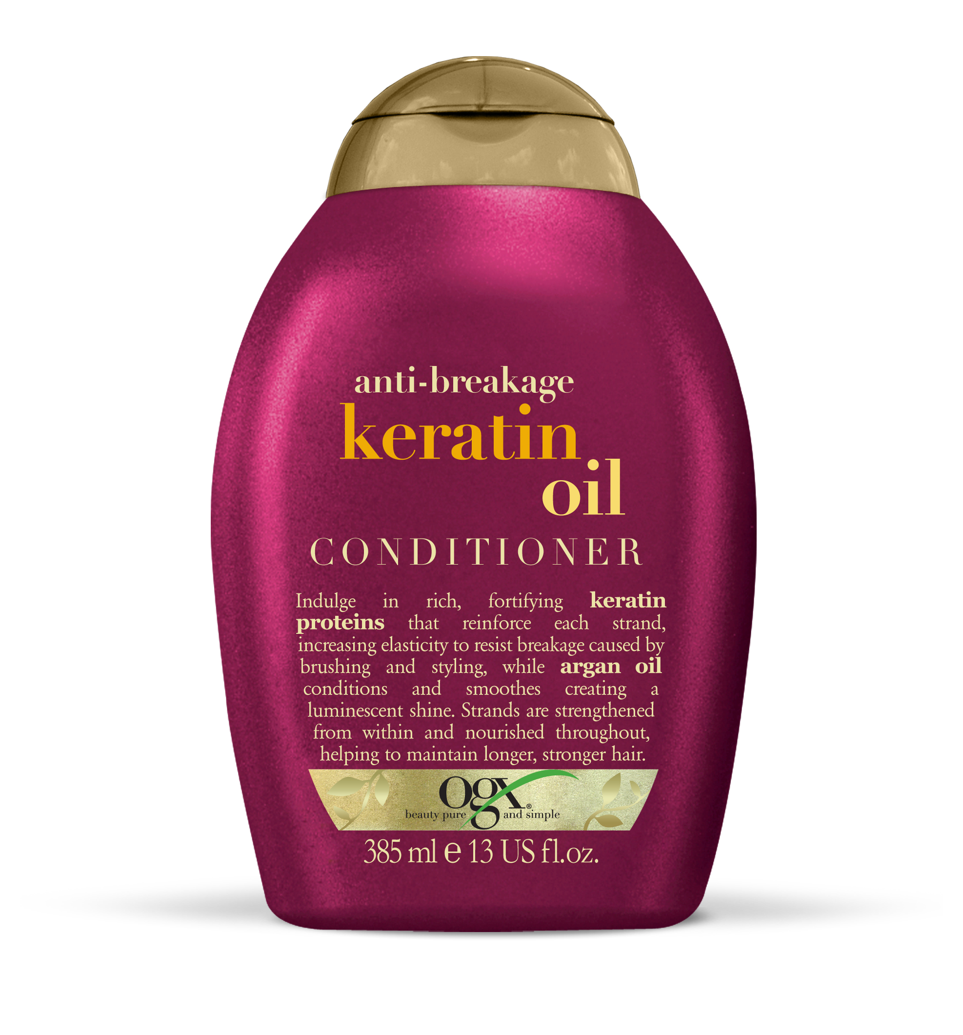 Keratin Oil odżywka z olejkiem keratynowym zapobiegająca łamaniu włosów 385ml