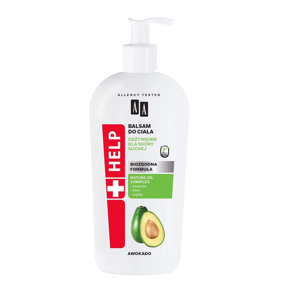 Help Natural balsam do ciała odżywienie dla skóry suchej Avocado 400ml