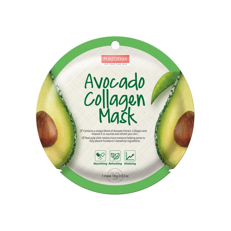 Avocado Collagen Mask maseczka kolagenowa w płacie Awokado 18g