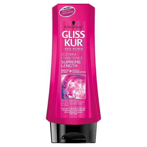 Schwarzkopf Gliss Supreme Length odżywka ochronna dla długich włosów 200 ml można nabyć na stronie Neness.pl