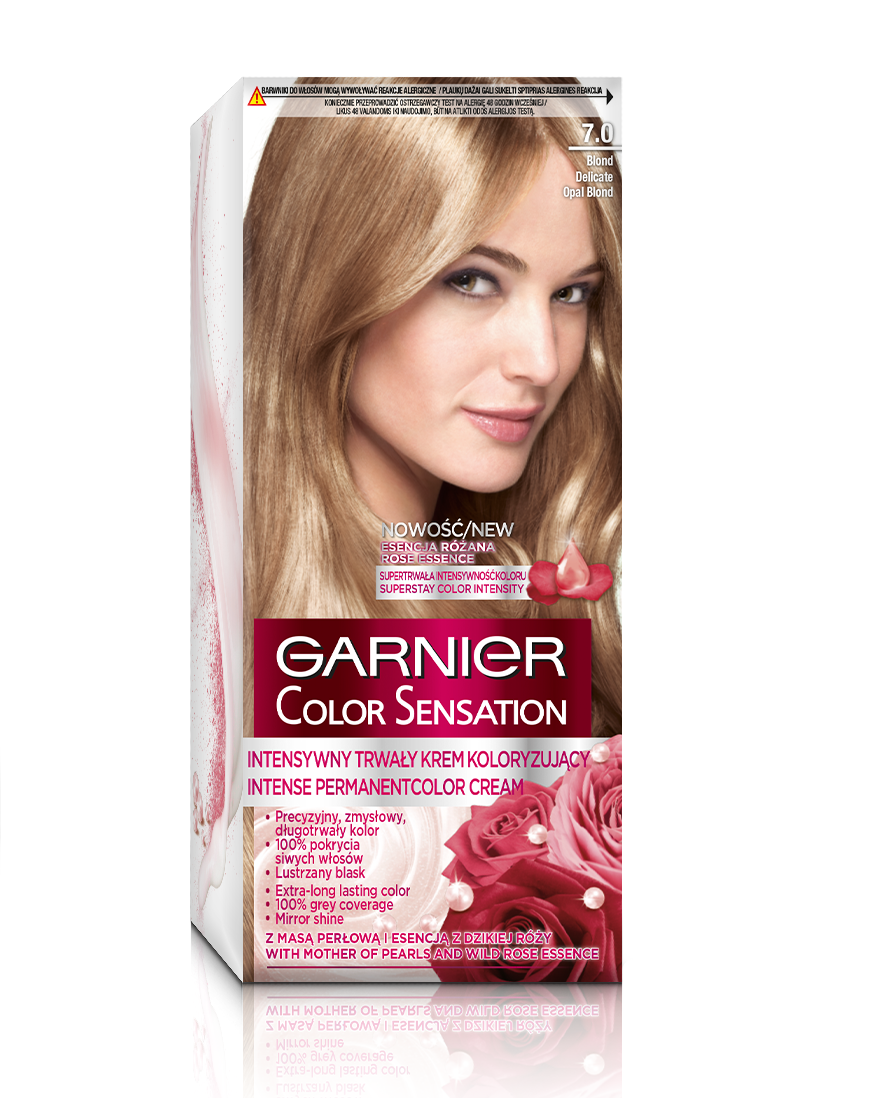 Garnier Color Sensation farba do włosów odcień 7.0 Delikatnie Opalizujący Blond 1 szt.