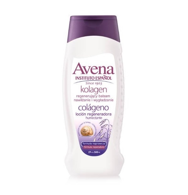 Avena Collagen regenerujący balsam do ciała z kolagenem i ekstraktem ze ślimaka 500ml