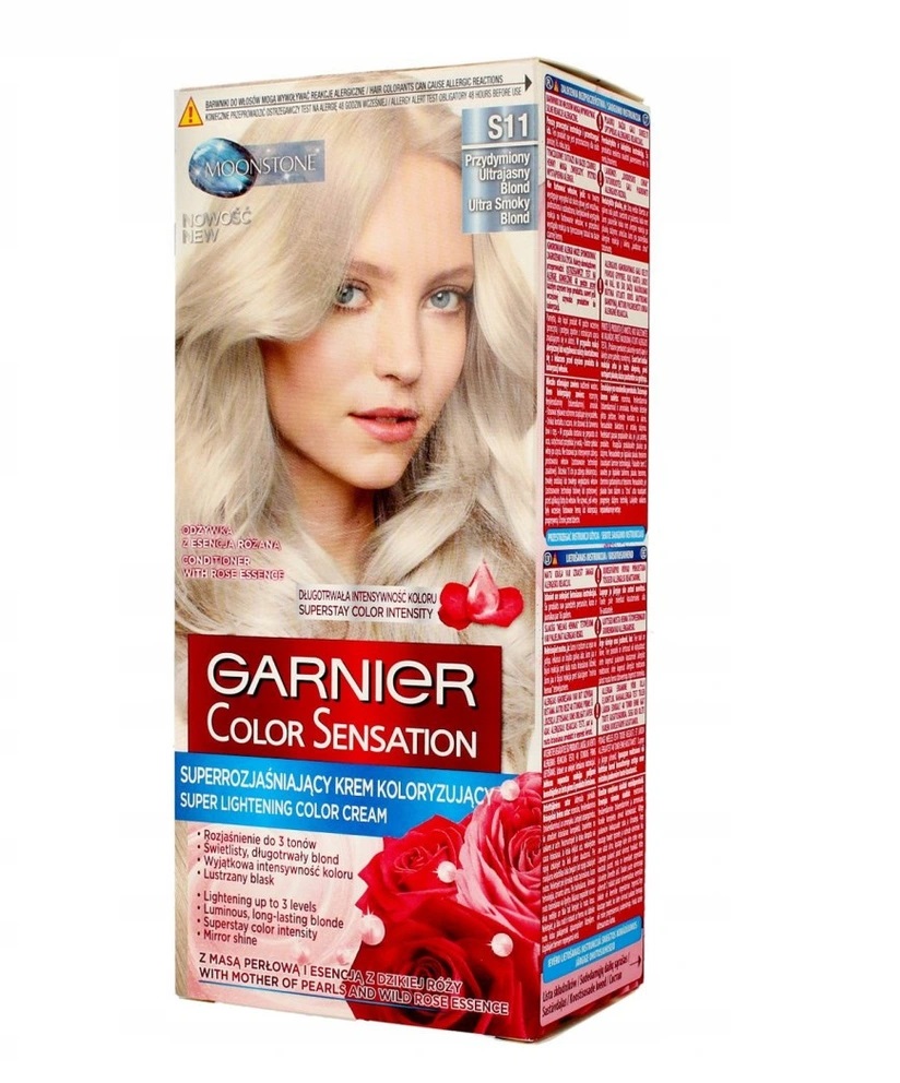 Garnier Color Sensation farba do włosów odcień S11 Przydymiony Ultrajasny Blond 1 szt.